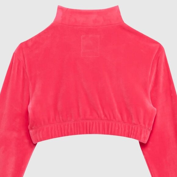 Adidas Originals x Jeremy Scott Women's Cropped Track Top, Size M Solar Pink - Picture 8 of 10